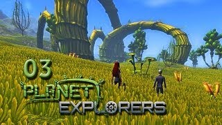 Erste Crafting Erfahrungen  Planet Explorers 03 [upl. by Schaeffer475]