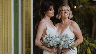 KELLY and KAIT  Hemingway Key West Lesbian Wedding Highlight Film 4K [upl. by Oriole]