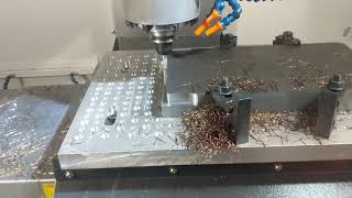 CNC Adaptive Clearing Fusion360 Leadwell V30i WNT Silverline D2 steel Nerc Precision Engineering [upl. by Penland198]