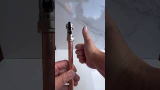 How To Install Compression Fittings No PTFE diy plumbing asmr youtubeshorts [upl. by Ardnuhsal]