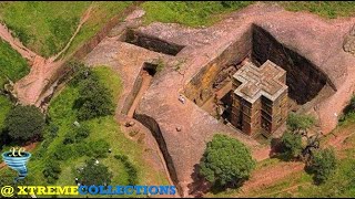 Church of St George in Lalibela Ethiopia [upl. by Ayek825]