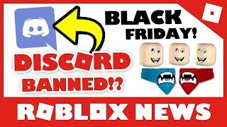 Roblox BANS Discord  INSANE Black Friday Deals RobloxNews [upl. by Euseibbob]