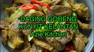 Daging Goreng Kunyit Kelantan [upl. by Atinot]