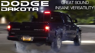 THE PERFECT EXHAUST SOLUTION Dodge Dakota Universal Valved Muffler Sound Demonstration [upl. by Kurtz]