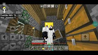 Dia 004 jogando Minecraft no LGk22 todo travado Assista esse vídeo no 2x [upl. by Nitsud]