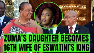 Jacob Zuma’s Daughter Becomes the 16th Wife of Eswatinis King [upl. by Ecadnarb]