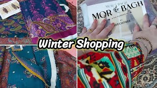 Winter Shopping Haul  Winter Collection unstitched 2pc  shopping [upl. by Leena]