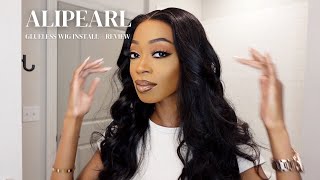 ALIPEARL GLUELESS WEAR amp GO WIG REVIEW  EASY EVERYDAY WIG  NO GLUE NO GEL  2023 [upl. by Brezin]