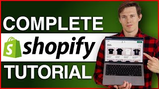 BEST Shopify Tutorial in 2024  Set Up A Profitable Shopify Store StepByStep [upl. by Darnok]