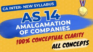 AS 14 in ENGLISH  Amalgamation of Companies  CONCEPTS  CA INTER New Syllabus [upl. by Lemuelah475]