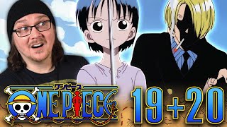 ONE PIECE EPISODE 19 amp 20 REACTION  Anime Reaction  Sub [upl. by Worth]