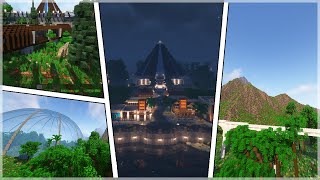 I Built JURASSIC WORLD in MINECRAFT [upl. by Simmie657]