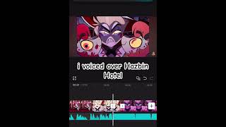 I voiced over Hazbin Hotel [upl. by Ddej]