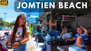 4K Walk along Jomtien Beach Pattaya Thailand 2024 [upl. by Nnylaehs73]