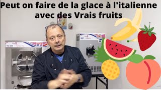 Peuton faire de la glace à italienne avec des vrais fruits [upl. by Alysia]