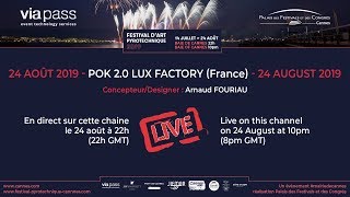 Diffusion en direct du FESTIVAL DART PYROTECHNIQUE de CANNES 2019 [upl. by Suchta7]