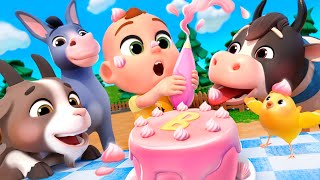 Pat A Cake Farm Animals Song  Lalafun Animal Nursery Rhymes amp Kids Songs [upl. by Ahsiner960]