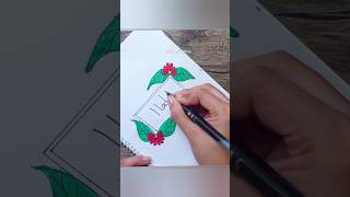 Front page design ideas art trending shortvideo [upl. by Einiffit]