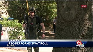 JPSO performs SWAT roll in Metairie [upl. by Rajewski514]