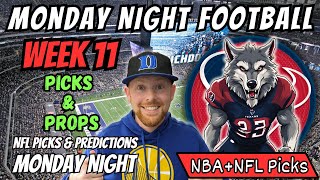 Texans vs Cowboys Monday Night Football Picks amp Player Props  Free NFL Picks Week 11 [upl. by Annaerb980]