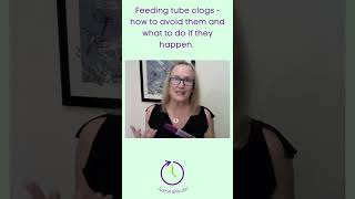 Just a MinuteManaging Clogged Feeding Tubes [upl. by Bordiuk]