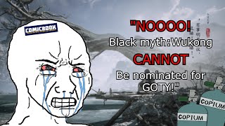 Gaming journalist CRIES over black myth wukong GOTY nomination [upl. by Nahsyar855]