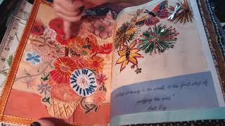 How to Slow Stitch with Mindfulness A Fabric Journal Course [upl. by Anatol]