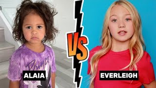 Alaia McBroom The Ace Family Vs Everleigh Rose The LaBrant Family Lifestyle Comparison [upl. by Atsedom]