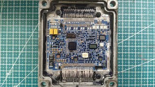 Opel Astra G z16xe ECU Delphi check contacts [upl. by Elleinaj]