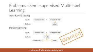 Inductive Semisupervised MultiLabel Learning with CoTraining [upl. by Legra]