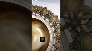 Lotus Flower Design Urli Showpiece giftbrassviralvideo artshortsvideo brassmurtieschouhan [upl. by Nylla]