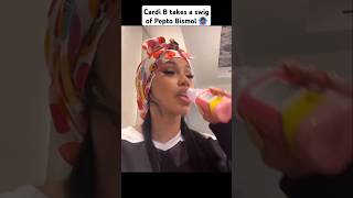 Cardi B takes a swig of Pepto Bismol 🙆🏾‍♂️ [upl. by Garner]