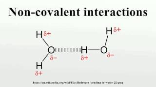 Noncovalent interactions [upl. by Brunhild463]