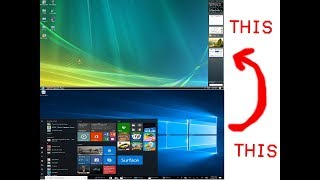 How To Make Windows 10 Look Like Vista [upl. by Llednor]