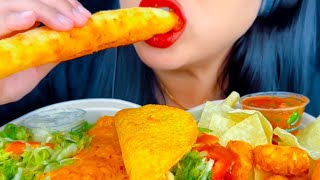 ASMR Crispy Chips Roll Tacos Eating Vlog 바삭한 칩 롤 타코 먹기 ASMRPhan [upl. by Amory]