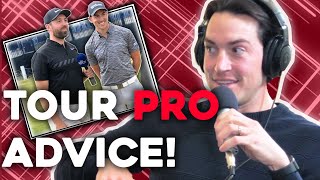 TOUR PRO ADVICE FOR YOUNG GOLFERS SPECIAL GUEST EP63 [upl. by Alikahs]