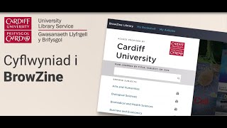 Introduction to BrowZine Welsh [upl. by Jelks900]