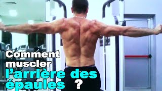 Musculation  comment travailler larrière des épaules [upl. by Eirlav]