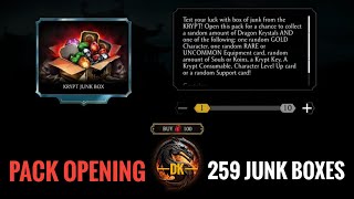 The Huge Krypt Junk Box Pack Opening 🎮 Mortal Kombat Mobile▫️MK Mobile mortalkombatmobile mkmobile [upl. by Weisberg935]