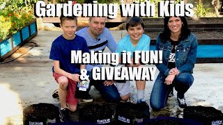 Gardening with Kids  4 Ways to Make it Fun  Kid’s Garden Series 1 [upl. by Nailij231]