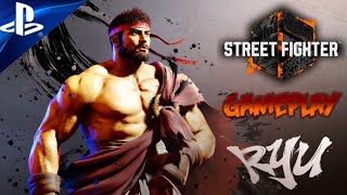 Street Fighter 6  Ryu Arcade Mode  Gameplay PS4 [upl. by Chui]