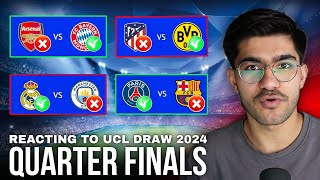 THE BEST UCL QUARTER FINALS DRAW EVER [upl. by Yam551]