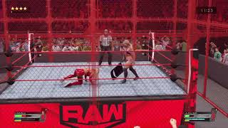 CARMELLA VS ALEXA BLISS HELL IN A CELL IRONMAN [upl. by Nelehyram]