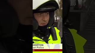 UK Police Ramming Moped Gangs [upl. by Ecnarretal301]