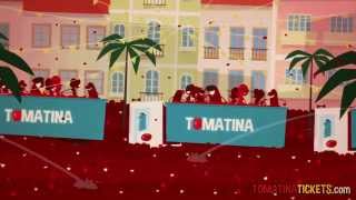 TomatinaTicketscom  La Tomatina de Buñol Valencia Spain  Audio English [upl. by Toms]