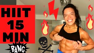 HIIT de 15 min🔥🔥🔥 Pra queimar gordura [upl. by Ardnuaet]