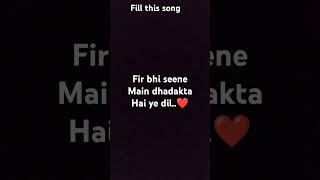 Maine uske sahar ko chora song🥀🥺 inshashorts713 [upl. by Eteragram]