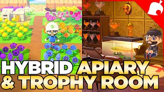 My Rare Flower Apiary amp GOLD Trophy Room  Animal Crossing new Horizons 32 [upl. by Leirud]