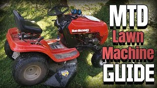 How to Operate an MTD Yard Machine Lawn Tractor  Riding Mower Instructional Video  Model 760 770 [upl. by Yerggoeg]