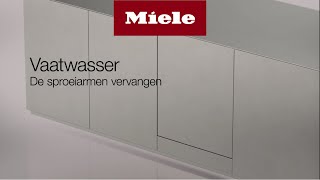 Onderdelen Hoe vervang ik de sproeiarmen van mijn Miele vaatwasser  Miele [upl. by Jyoti]